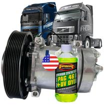 Compressor Ar Cond Caminhão Volvo Fh Nh 24v Polia 180mm 8pk Compressor Ar Cond Caminhão Volvo Fh Nh 24v Polia 180mm 8pk