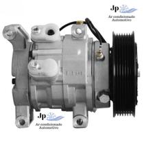 Compressor ar cond. denso toyota hilux nova 2.4 3.0 diesel 05/12 polia 7pk preta 120mm