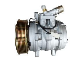 Compressor Ar Condicionado 10P08E 12v Polia 6pk 120mm R134a