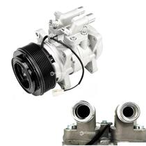 Compressor Ar Condicionado 10p15 24v 8pk Orelha