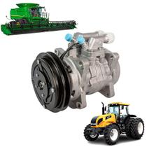 Compressor Ar Condicionado 10p15 Orelha 1a 12v Trator Valtra Compressor Ar Condicionado 10p15 Orelha 1a 12v Trator Valtra