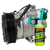 Compressor Ar Condicionado 10S11C Hyundai HB20 1.6 12v 6pk Delphi + 1 Óleo Pag46 237ml Supercool