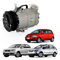 Compressor Ar Condicionado Delphi Original VW FOX POLO SPACEFOX CROSSFOX 2006 á 2010 1.0 1.6 6PK