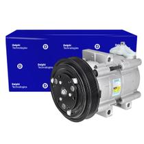 Compressor ar Condicionado Ford Courier Fiesta Ecosport ka 1.0/1.3/1.4/1.6 Até 2012 Delphi