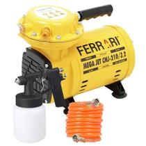 Compressor Ar Direto 1/2 Hp Bivolt Com Kit Mega Jet Cmj-210 - Ferrari