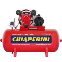 Compressor Ar Média Pressão 10pcm 110l 2hp 19195 Chiaperini