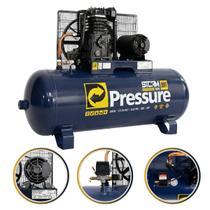 Compressor Ar Trifásico 175PsI 20Pcm Heavy Duty Industrial Storm 600 5hp Pressure Weg Alta Pressão