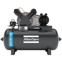 Compressor Atlas Copco At 2 10I 100 Litros 140 Libras 2 cv Trifásico IP21 220/380v