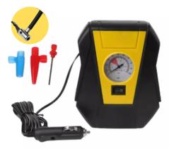 Compressor Bamba De Ar Portátil 12V Manômetro 250 PSI e 120W Carro Bike Moto BOM8904 Compressor Bamba De Ar Portátil 12V Manômetro 250 PSI e 120W Carro Bike Moto BOM8904