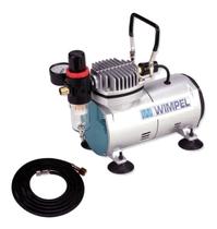 Compressor Bivolt Com Mangueira Filtro Regulador Aerografia