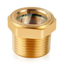 Compressor Boltigen de vidro de visão de óleo de latão pesado 1/2 NPT