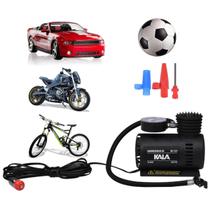 Compressor Bomba de Calibrar Pneu do Carro que Liga no Acendedor 12v Portátil