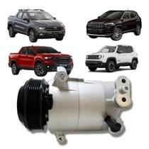 Compressor cemak fiat toro 2016/jeep 3 passante 6pk 12v