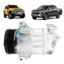 Compressor cemak gm s10 blazer 2000 3 passante 6pk 12v