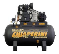 Compressor Chiaperini 10 Mpi 150 Litros 140 Lbs 2 Cv Monofásico
