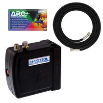 Compressor de aerógrafo Master modelo C16-B preto 12V DC