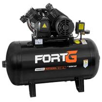 Compressor de Ar 10 Pés 100L 2HP 140PSI Monofásico - FORTG