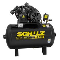 Compressor de Ar 10 Pés 100L 2HP 140PSI Monofásico