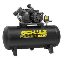 Compressor de ar 10 pés 110L 2 hp 140 libras monofásico - PRO CSV10/110 - Schulz