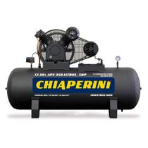 Compressor de Ar 20 Pés 5,0 HP 250 Litros 175 Libras Trifásico CJ 20+ APV CHIAPERINI