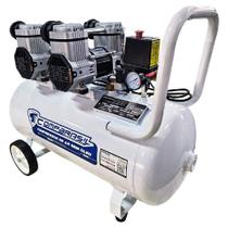 Compressor De Ar 2,2hp 50 Litros 8,3bar 120psi Sem Óleo (1100*2-50L) - Compbrasil