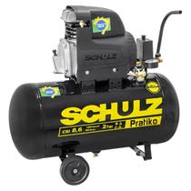 Compressor De Ar 25 Litros 8,6 PCM 2HP 220v Schulz
