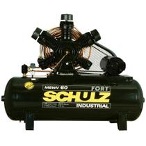 Compressor de Ar 60 Pés 15HP 425L com Motor Aberto 220/380V Trifásico Schulz