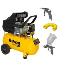 Compressor de ar 6,4 pés 20L 2 hp 116 lbs com kit de acessórios - CP8022-1CK3B - Tekna