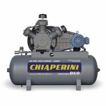 Compressor de Ar Alta Pressão Duo Trifásico Fechado Contínuo 10HP 425L 024904 Chiaperini