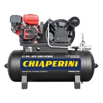 Compressor de Ar Alta Pressão Motor Gasolina 9HP 200L 026212 Chiaperini