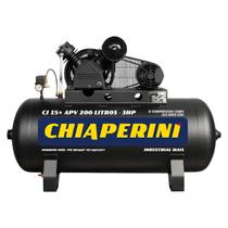 Compressor de Ar Alta Pressão Motor Monofásico 3HP 200L 000678 Chiaperini