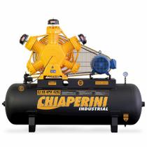 Compressor de Ar Alta Pressão Trifásico Contínuo 15HP 425L 000722 Chiaperini