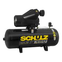 Compressor de Ar Audaz 5hp 20 Pés 200l 175lbf Trifásico 220/380v Schulz Mcsv20/200