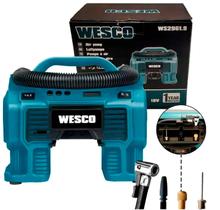 Compressor De Ar Bateria 18v 2ah Ws2961 Wesco E Carregador Compressor De Ar Bateria 18v 2ah Ws2961 Wesco E Carregador