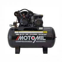Compressor de Ar CMV-10/175 - 140LBS 2,0HP MONO. 127/220V Motomil Compressor de Ar CMV-10/175 - 140LBS 2,0HP MONO. 127/220V Motomil