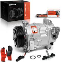 Compressor de ar condicionado A-Premium Chevrolet Silverado 2500/3500 HD 2015-2020, Silverado 4500/5500/6500 HD 2019-2020, GMC Sierra 2500/3500 HD 2015-2020 6,6L