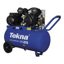 Compressor de Ar CP10080P-1 Tekna 80L 2HP Pressão Máxima 116 PSI Com Rodas Traseira 127V 60Hz