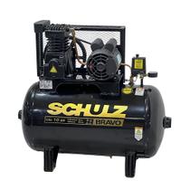 Compressor de AR CSL 10BR/100L 2HP 2P TRIF 220/380V BRAVO SCHULZ Compressor de AR CSL 10BR/100L 2HP 2P TRIF 220/380V BRAVO SCHULZ