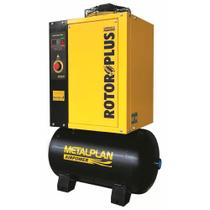 Compressor de Ar de Parafuso 16,4 PCM 70 Litros Rotor Plus R4 Metalplan 4,0 HP Monofásico