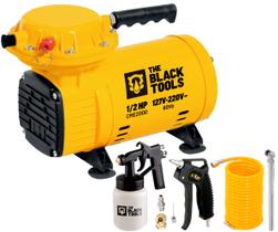 Compressor De Ar Direto 1/2 Hp Bivolt The Black Tools Compressor De Ar Direto 1/2 Hp Bivolt The Black Tools