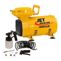 Compressor de Ar Direto 2,3 Pés 110/220V Kit Jet Fácil Schulz