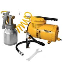 Compressor de ar direto 2,4 pés com kit de acessórios - CD1251BK - Tekna