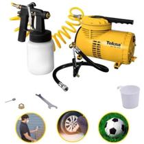 Compressor De Ar Direto 40 Psi 1/4 Com Kit Bivolt Cd12151bk Tekna Bivolt