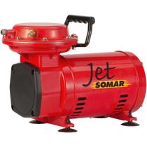 Compressor De Ar Direto Portátil 1/3cv Com Kit Jet Somar