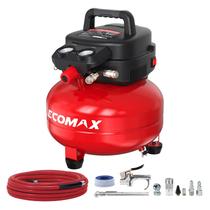 Compressor de Ar ECOMAX 23 L 175 PSI Portátil com Tanque Isento de Óleo Compressor de Ar ECOMAX 23 L 175 PSI Portátil com Tanque Isento de Óleo