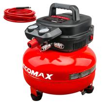 Compressor de ar ECOMAX, panqueca de 6 galões, 1,5 HP, 175 PSI com mangueira
