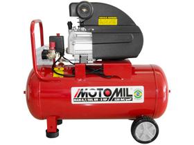 Compressor de Ar Elétrico Portátil Motomil MAM8,7 50BR 50L 2hp 220V