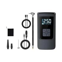 Compressor De Ar Elétrico Portátil Para Inflar Pneus De Carro, Moto E Bicicleta