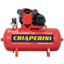 Compressor de Ar Média Pressão 10 Pés 140PSI 2HP 110L 220/380V Trifásico Chiaperini Compressor de Ar Média Pressão 10 Pés 140PSI 2HP 110L 220/380V Trifásico Chiaperini