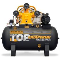 Compressor de ar média pressão chiaperini top 15 3hp 140 psi mp3v 150 litros trifásico 220/380v